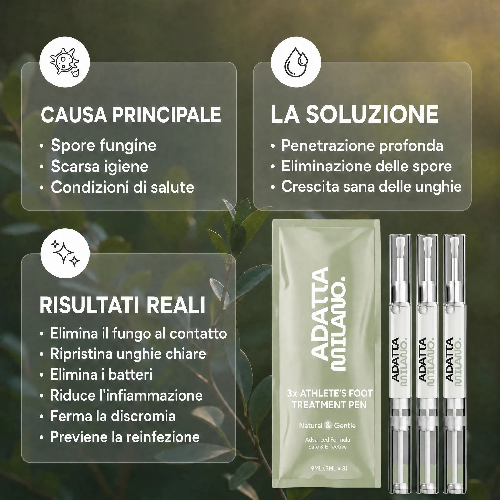 Penna Trattante per Piede d'Atleta
